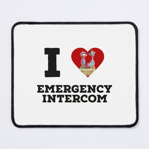 Item preview, i heart emergency intercom Sticker designed and sold by BrysonRosea.