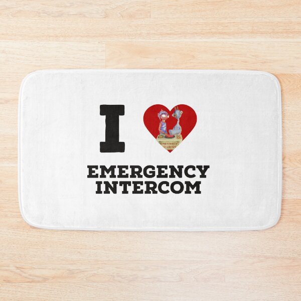 Item preview, i heart emergency intercom Sticker  designed and sold by BrysonRosea.