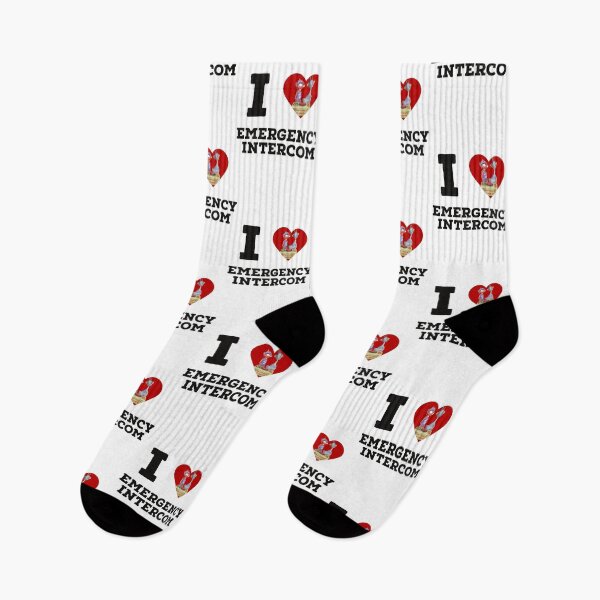 Item preview, i heart emergency intercom Sticker  designed and sold by BrysonRosea.