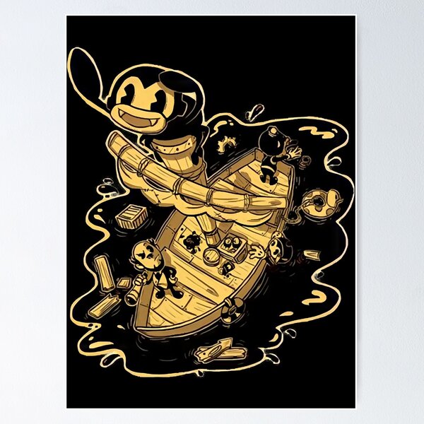 Bendy Ink Machine Themed Birthday Poster 16 X 20 40x50cm 