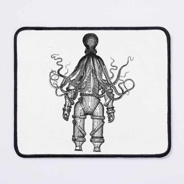 Item preview, Octopus Attacks Diver designed and sold by sandpiperstudio.