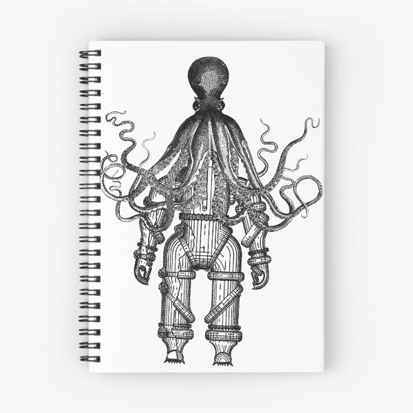 Item preview, Octopus Attacks Diver designed and sold by sandpiperstudio.