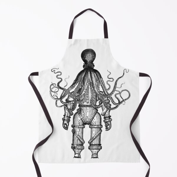 Item preview, Octopus Attacks Diver designed and sold by sandpiperstudio.