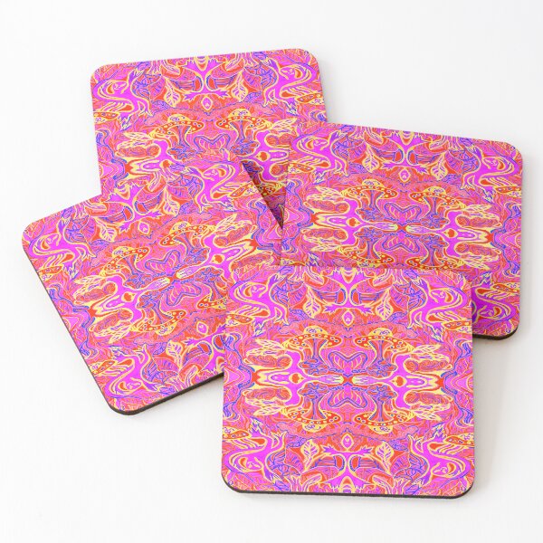 Item preview, Alien Art Nouveau in Pink designed and sold by Cicely Gilman.