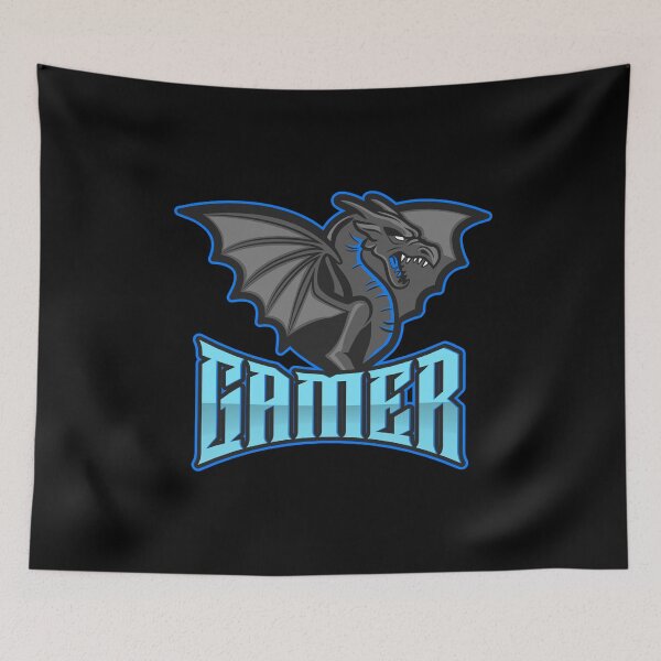 Item preview, Gamer with Winged Flame Dragon designed and sold by PRIVARSHU.