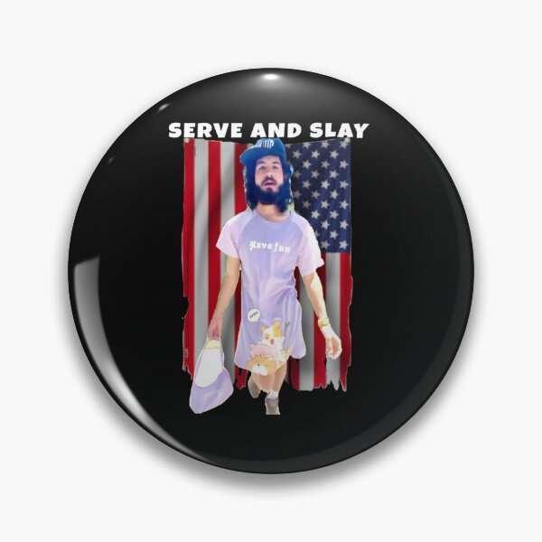 Item preview, serve and slay drew Sticker designed and sold by BrysonRosea.