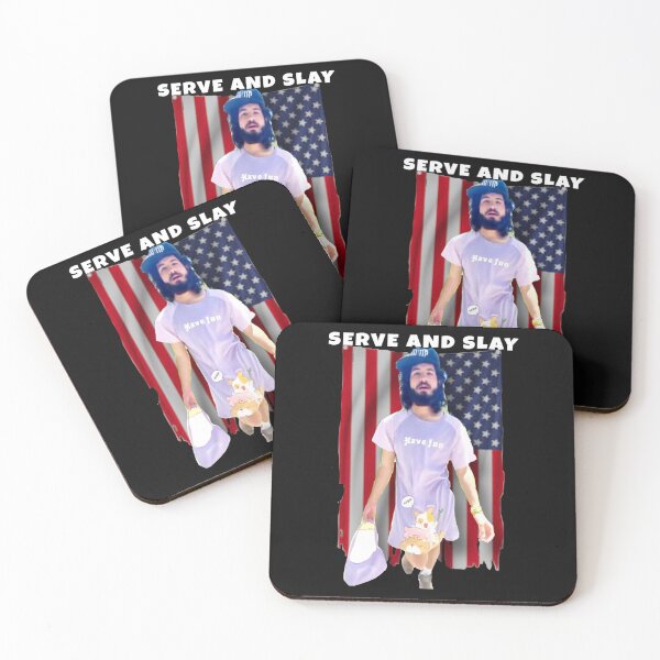 Item preview, serve and slay drew Sticker designed and sold by BrysonRosea.