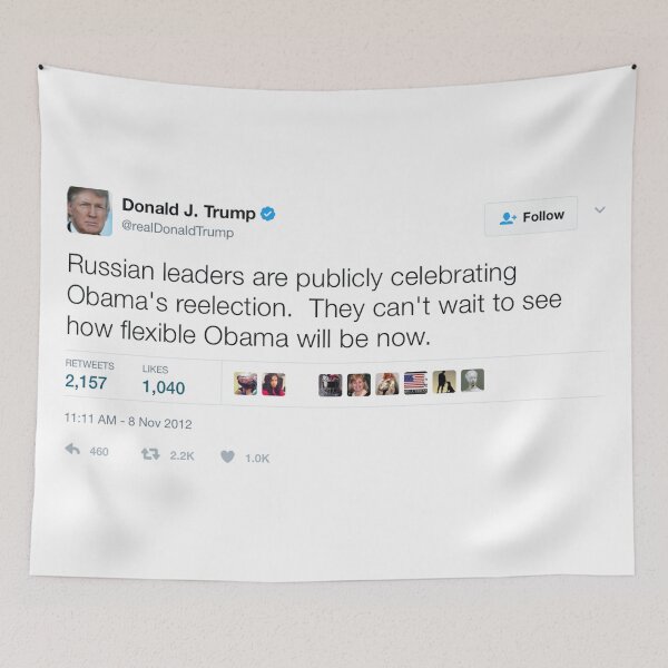 Item preview, Donald Trump - Russia Celebrates Obama's Reelection designed and sold by Tee Tweets.