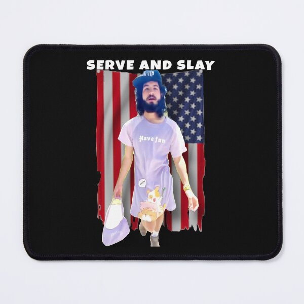 Item preview, serve and slay drew Sticker designed and sold by BrysonRosea.