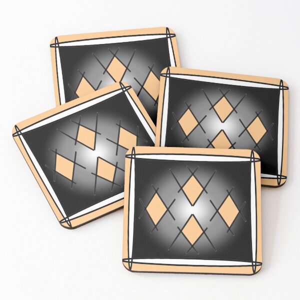 Item preview, Argyle Pattern, Gray Shades, White and Creamsicle, EZonTHEi designed and sold by EZonThei.