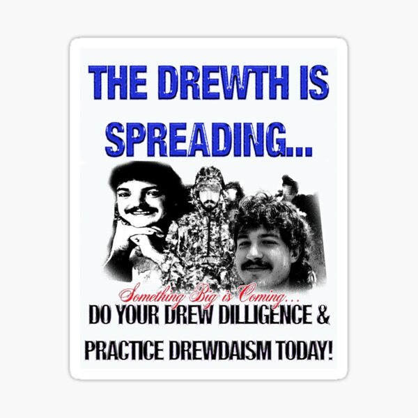 Item preview, The Drewth is Spreading Emergency Intercom Sticker designed and sold by BrysonRosea.
