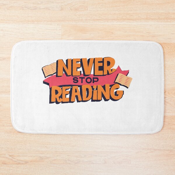 Item preview, Reading Saying " Never Stop Reading" stickers designed and sold by Clothesaccess.