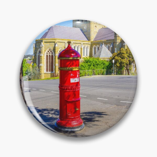 Item preview, Old Red Post box near Sacred Heart Cathedral - Bendigo, Victoria designed and sold by Steven Jodoin.