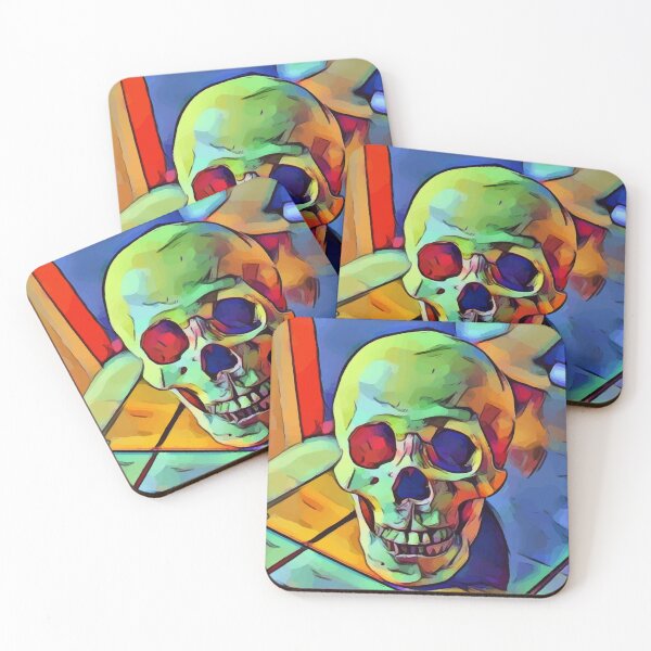 Item preview, Gorgeous Multicolor Skull Artwork designed and sold by CreativeCranium.
