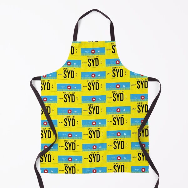 Item preview, Sydney SYD- Luggage Tag Airport Sydney Throw Pillow designed and sold by Cockpitstore.