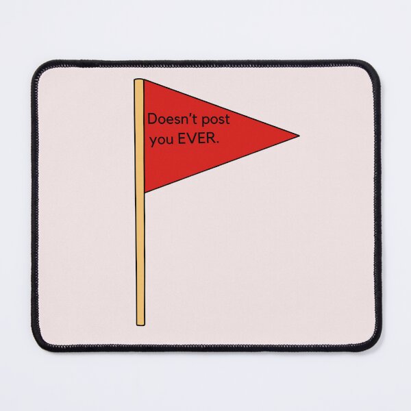 Item preview, Red Flags in Boys “Doesn’t post you” designed and sold by Scrapbookpower.