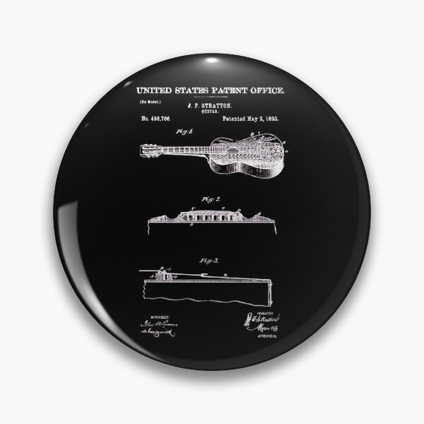 Item preview, Stratton Acoustic Guitar Patent White  designed and sold by Christoph77465.