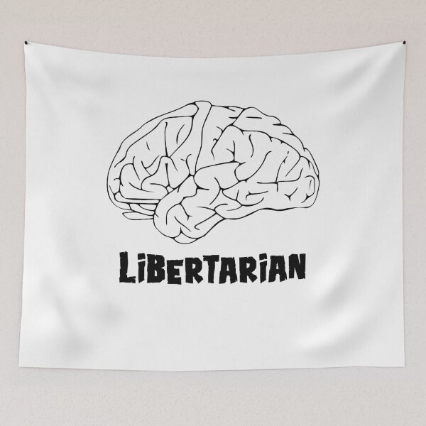 Item preview, Libertarians use their brains designed and sold by EncodedShirts.