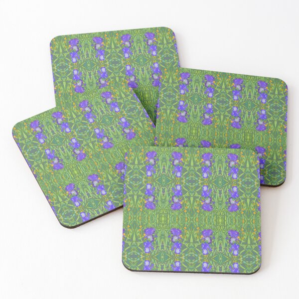 Item preview, Art Nouveau Irises in Purple designed and sold by Cicely Gilman.