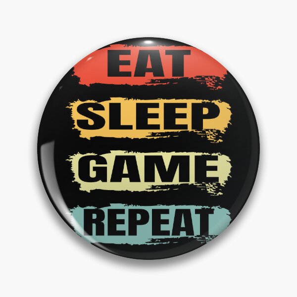 Item preview, Eat sleep game repeat - gamer meme - gamer nerd designed and sold by Artocity99.