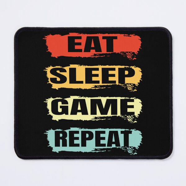 Item preview, Eat sleep game repeat - gamer meme - gamer nerd designed and sold by Artocity99.