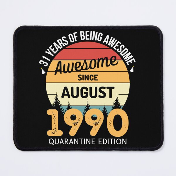 Item preview, Limited 1990 Vintage August Edition | August Birthday Quotes designed and sold by chetan786.