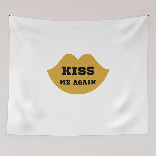 Item preview, KISS ME AGAIN | Funny Trending Quote designed and sold by YourMinimalist-.