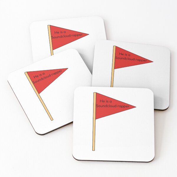 Item preview, Red Flags in Boys “SoundCloud rapper” designed and sold by Scrapbookpower.