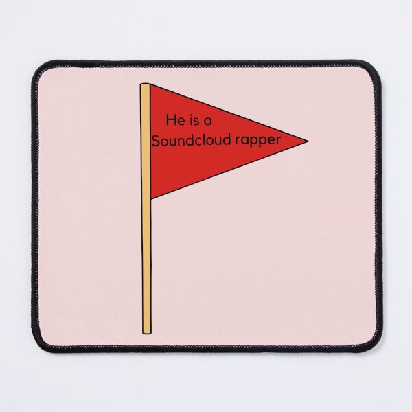 Item preview, Red Flags in Boys “SoundCloud rapper” designed and sold by Scrapbookpower.