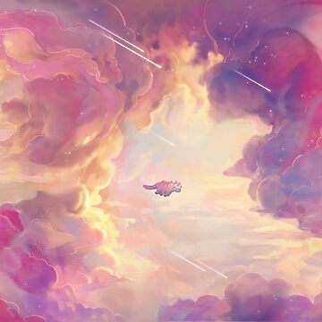 Artwork thumbnail, Appa in the Clouds—Avatar, the Last Airbender, Air Kingdom | Dreamy Sky Bison (By Artist!) by Naomi VanDoren