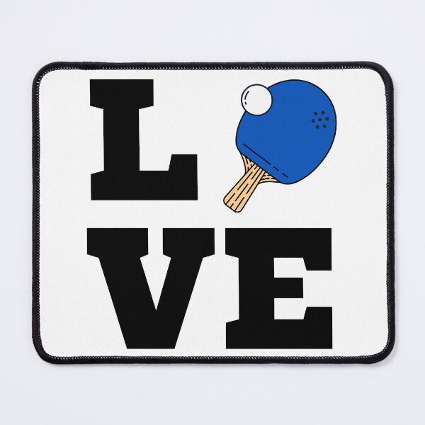 Item preview, I Love Ping Pong Blue - Pingpong Table Tennis Player Athlete Sports Lover designed and sold by Millusti.