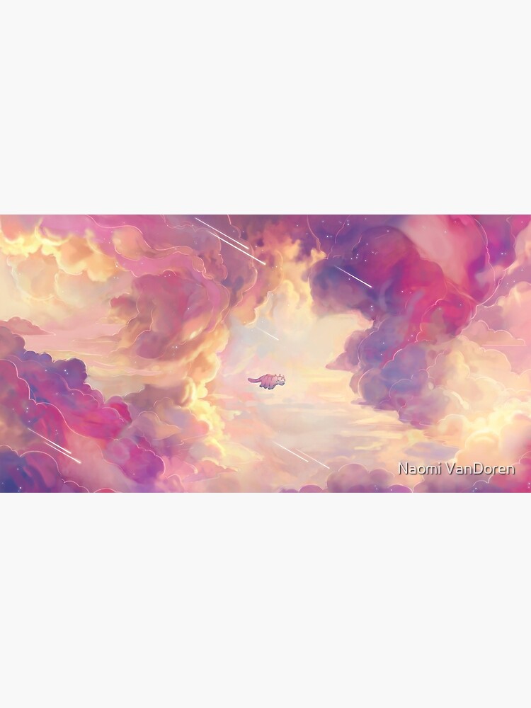 Thumbnail 5 of 5, Mouse Pad, Appa in the Clouds—Avatar, the Last Airbender, Air Kingdom | Dreamy Sky Bison (By Artist!) designed and sold by NaomiV.
