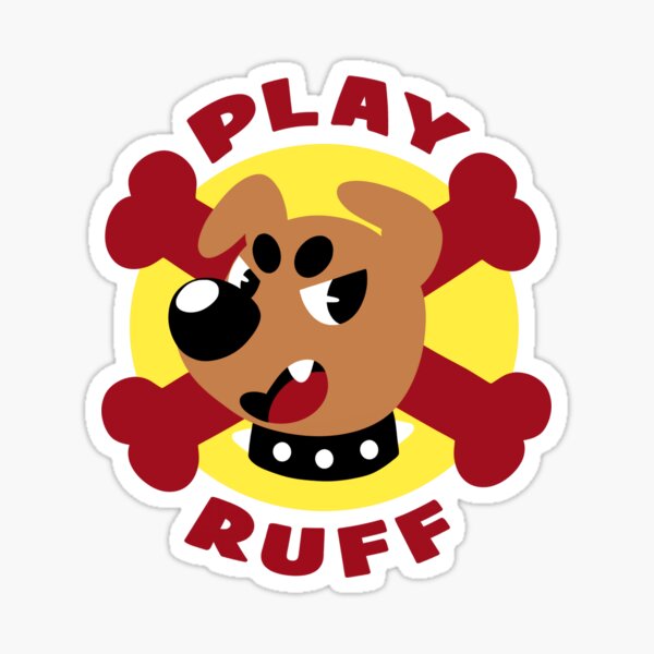 Spiel Ruff Sticker
