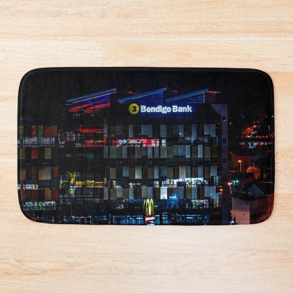 Item preview, Bendigo Bank Sign at Night Time - Bendigo, Victoria designed and sold by Steven Jodoin.