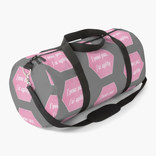 Item preview, I can't, I have agility in a pink hexagon for agility and dog enthusiasts designed and sold by PausePapote.
