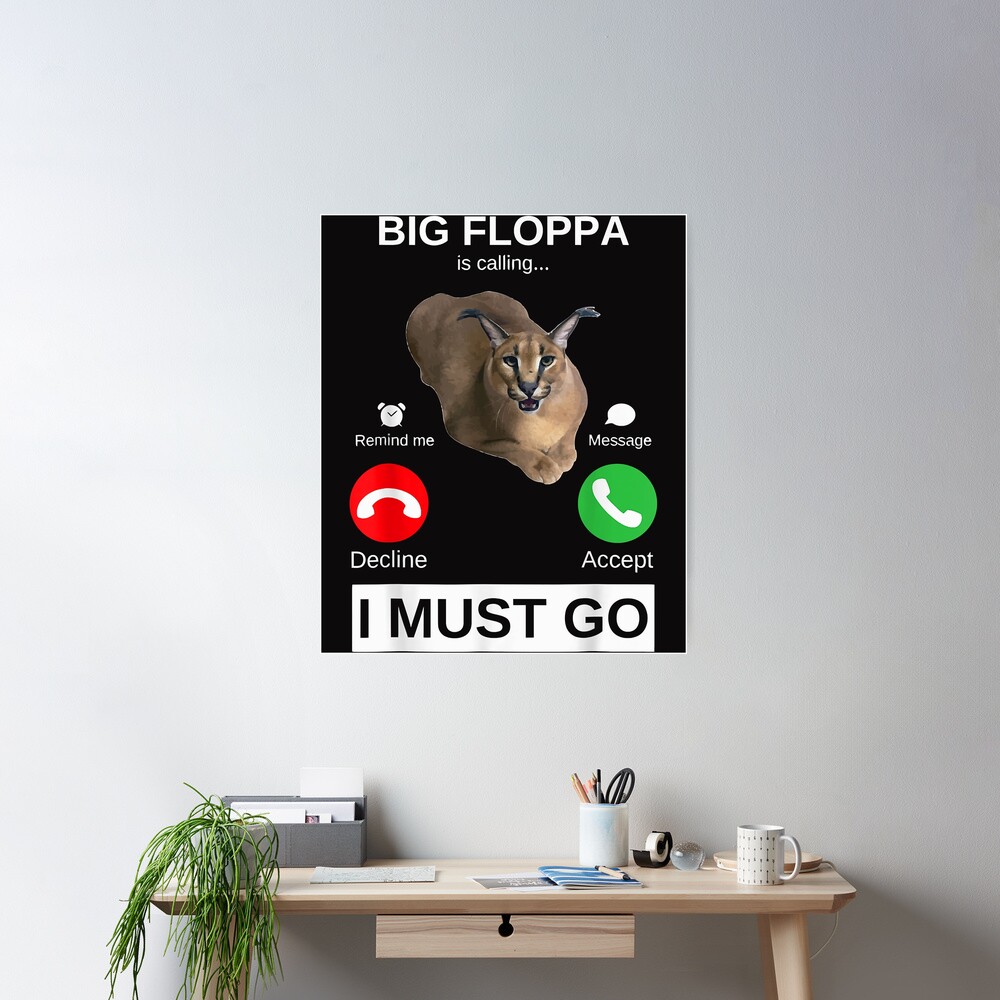 Christmas Big Floppa Meme T-shirt Funny Festive Caracal -  Israel