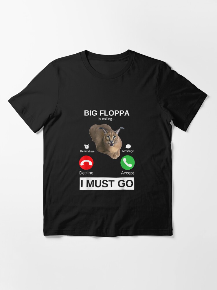 Big Floppa Meme T-shirt Caracal Cat T-shirt Funny Big Floopa