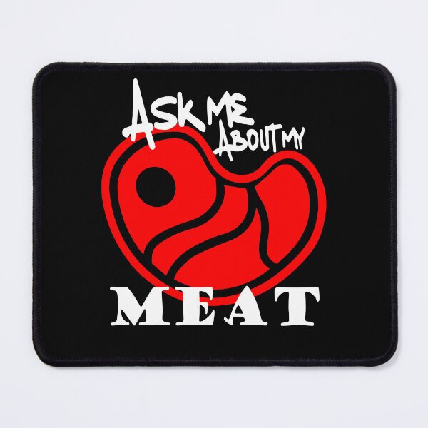 Item preview, Aks Me About My Meat Funny Grilling Bbq Barbecue designed and sold by leshiarivers.