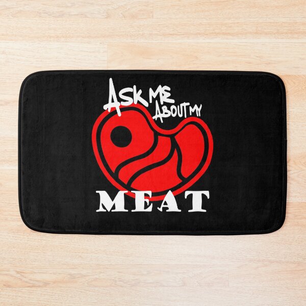 Item preview, Aks Me About My Meat Funny Grilling Bbq Barbecue designed and sold by leshiarivers.
