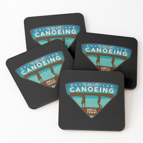 Item preview, Canoeing, Hell Yeah - Two Friends Kayak Canoe Happy Summer Blue designed and sold by The Patootoos.