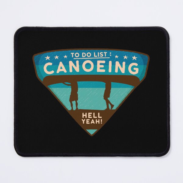 Item preview, Canoeing, Hell Yeah - Two Friends Kayak Canoe Happy Summer Blue designed and sold by The Patootoos.