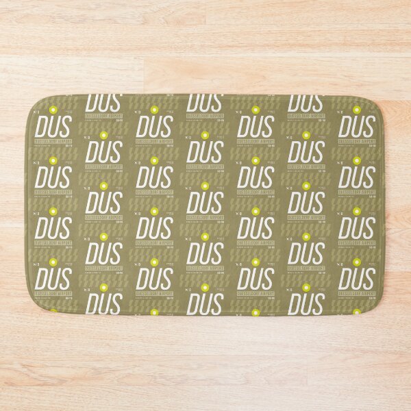 Item preview, Dusseldorf DUS - Luggage Tag Airport Dusseldorf Throw Pillow designed and sold by Cockpitstore.