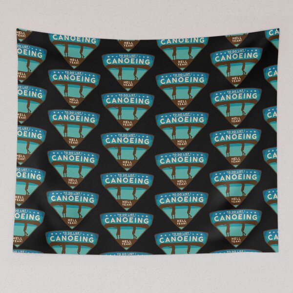 Item preview, Canoeing, Hell Yeah - Two Friends Kayak Canoe Happy Summer Blue designed and sold by The Patootoos.