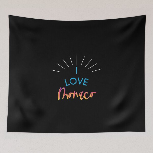 Item preview, I love Monaco, color art designed and sold by artdragongift 15.