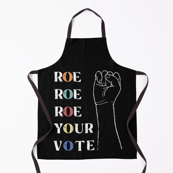 Aperçu de l'œuvre Roe Your Vote Pro Choice Women's Rights levant le poing pour montrer la volonté Vintage Retro créée et vendue par hadkhanong.