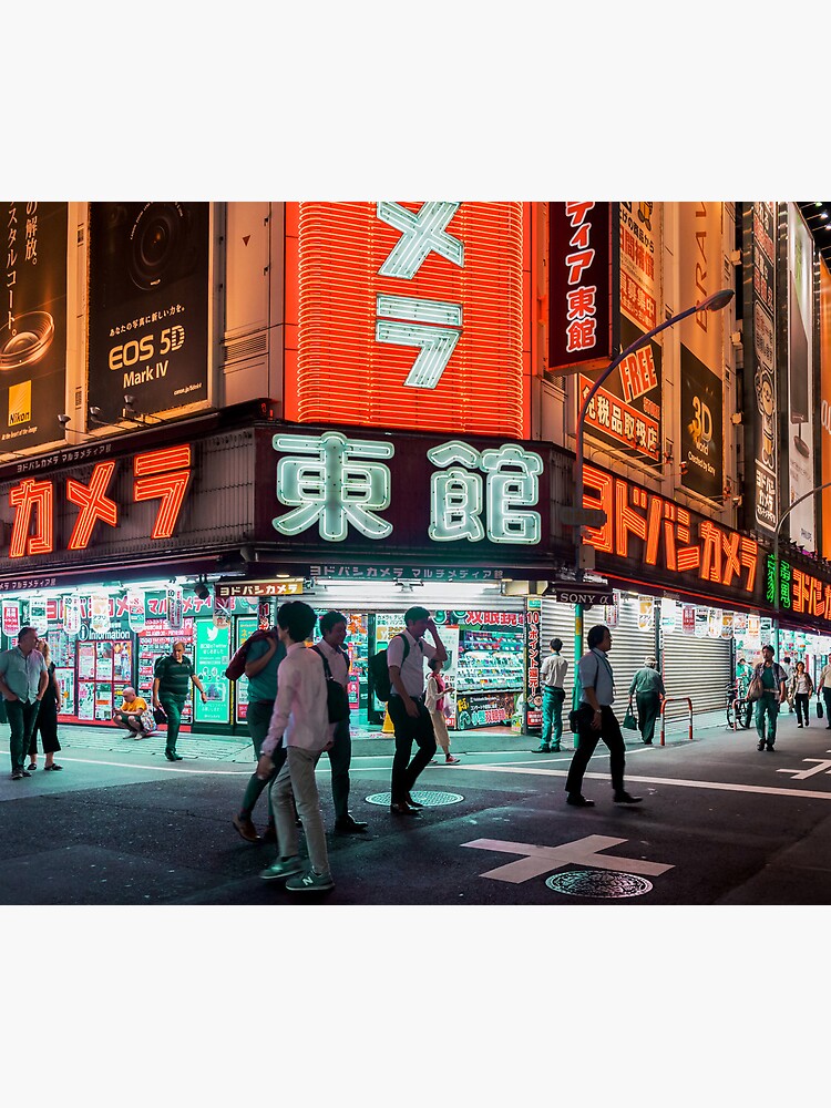 Discover Glowing Neon Signs Of Tokyo Mouse Pad