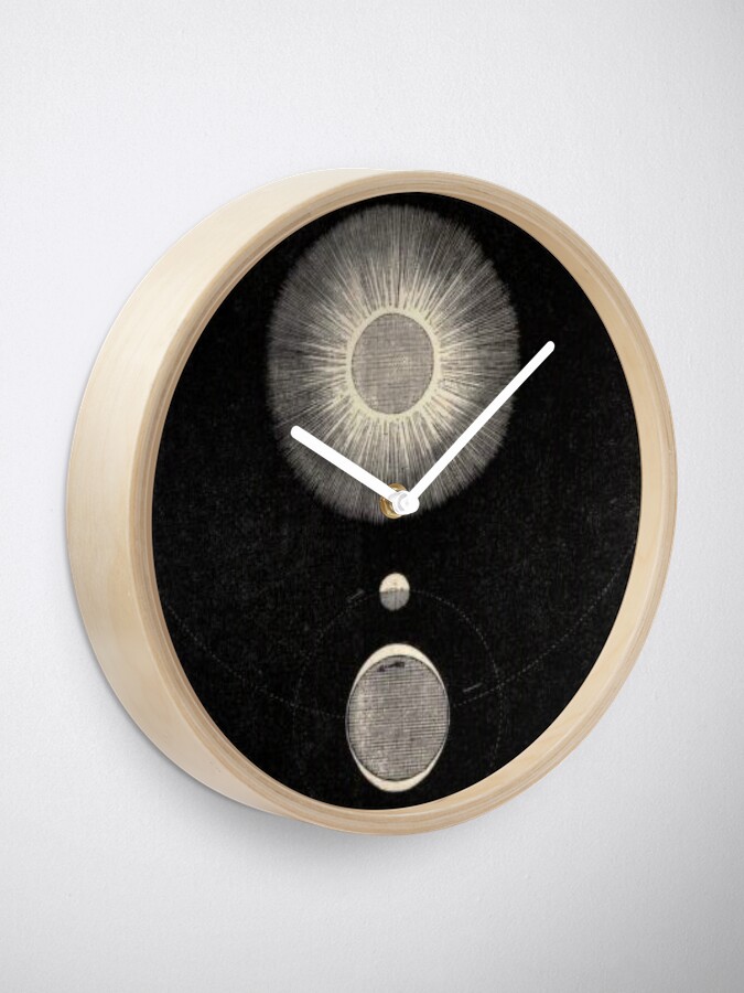 Alternate view of Vintage Sun Moon And Tides Clock