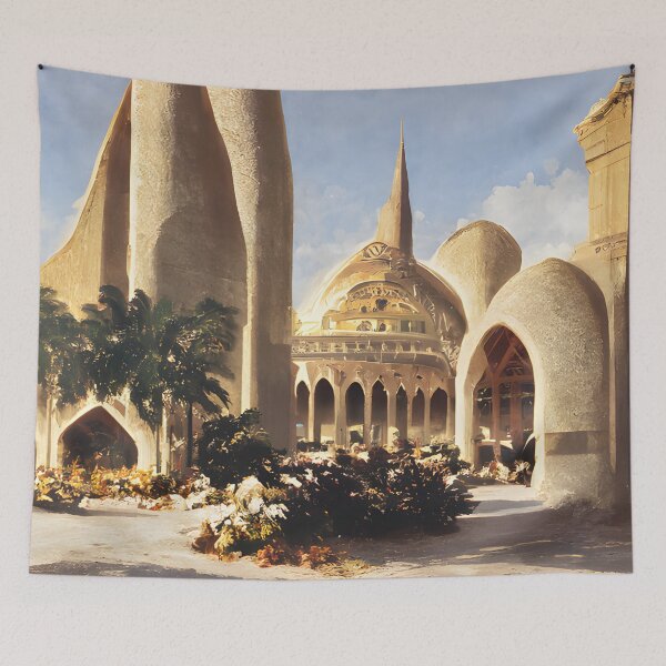 Item preview, Royal palace courtyard 2  designed and sold by fizzribbit.