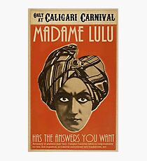 Lámina fotográfica Cartel ASOUE: Madame Lulu
