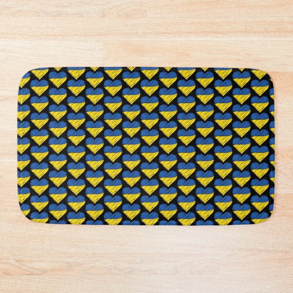 Item preview, Ukraine Flag Heart Shape designed and sold by DearSunny.